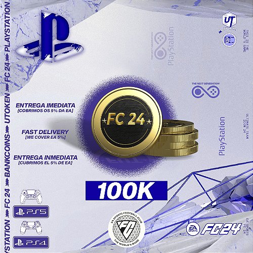 100K - FC 24 Coins Ps4 | Ps5